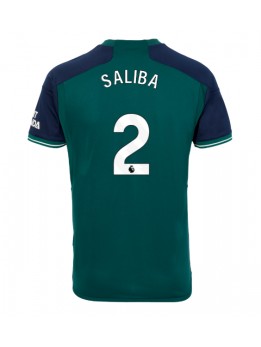 Billige Arsenal William Saliba #2 Tredjedrakt 2023-24 Kortermet